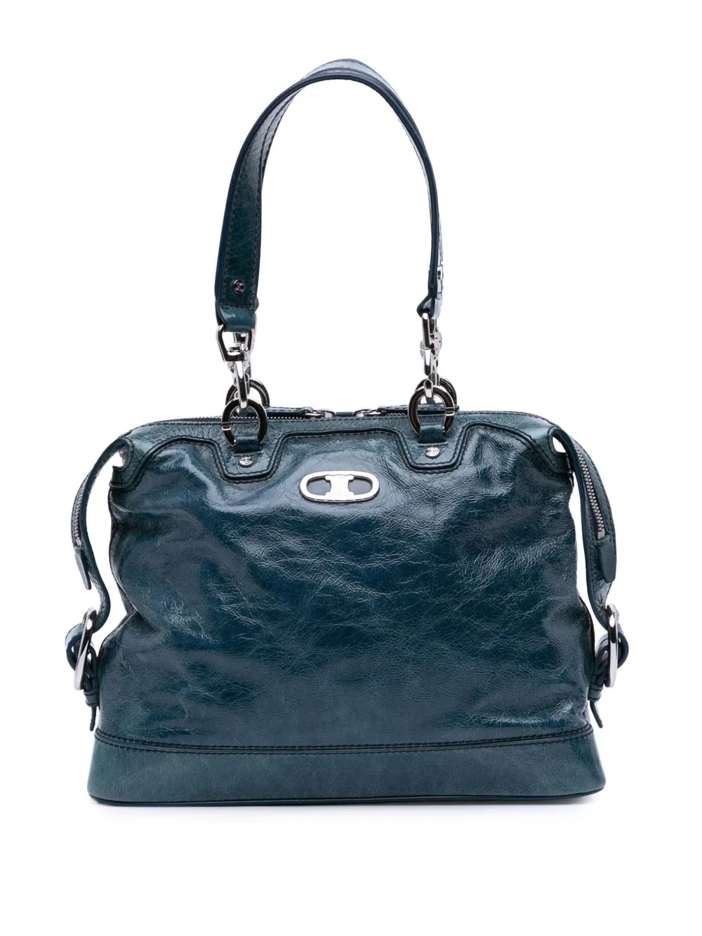2008 Crinkled Patent Macadam shoulder bag