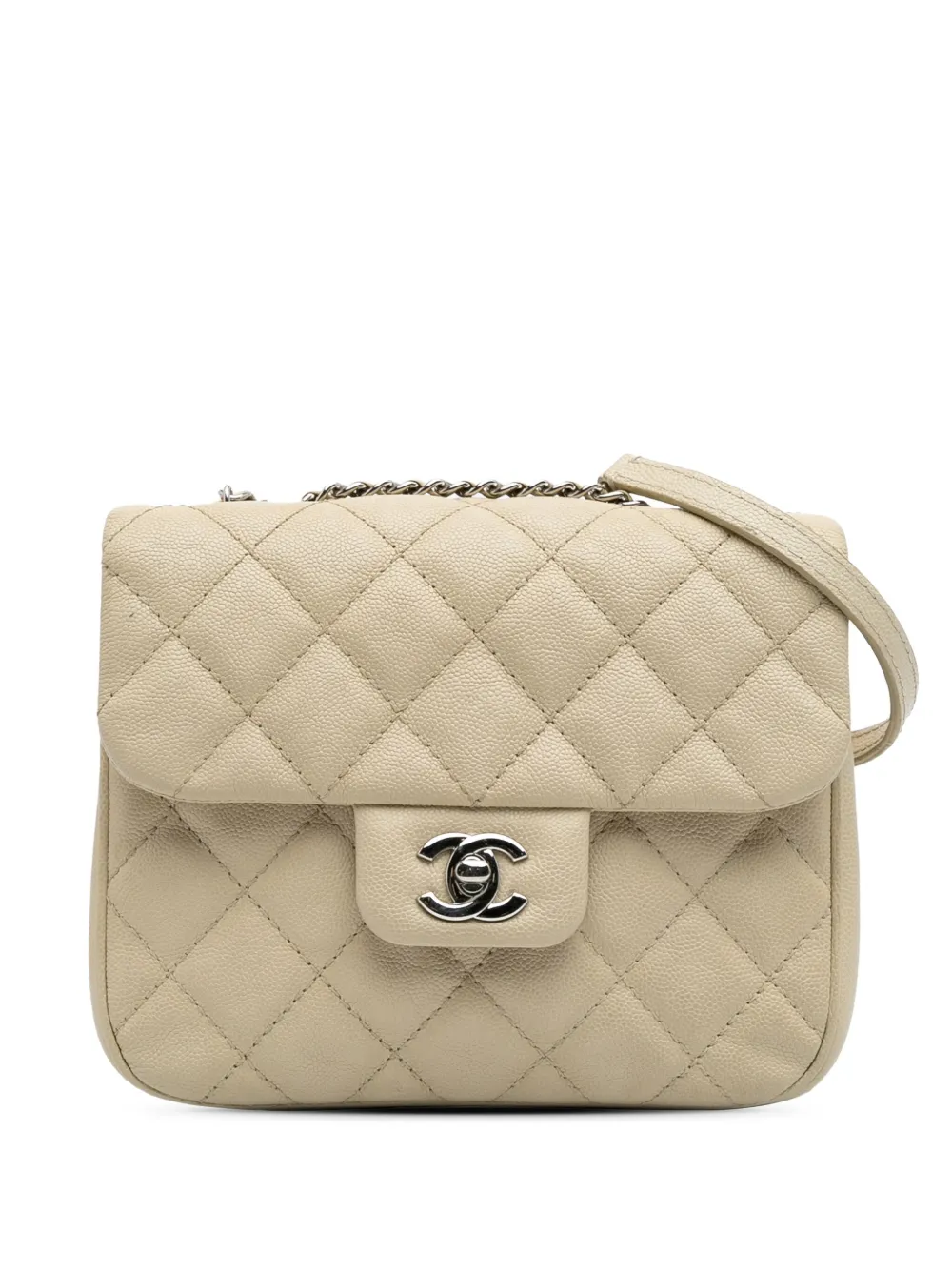 CHANEL Pre-Owned 2018 Small Quilted Caviar Urban Companion Flap CHANEL Pre-Owned 2018 Small Quilted Caviar Urban Companion Flap
