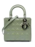 Christian Dior Pre-Owned 2015 Medium Patent Cannage Lady Dior satchel - Green
