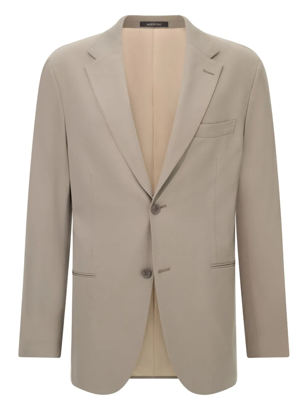 Boggi Milano stretch single-breated blazer | Neutrals | Image 1
