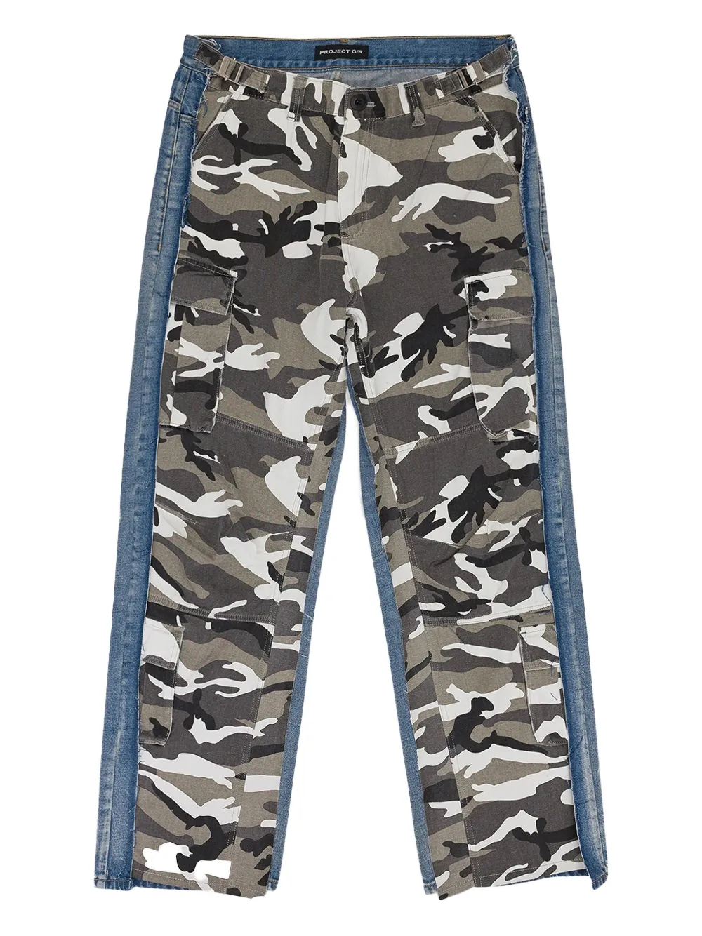 Purple Brand camouflage-print straight-leg jeans | Blue | Image 1