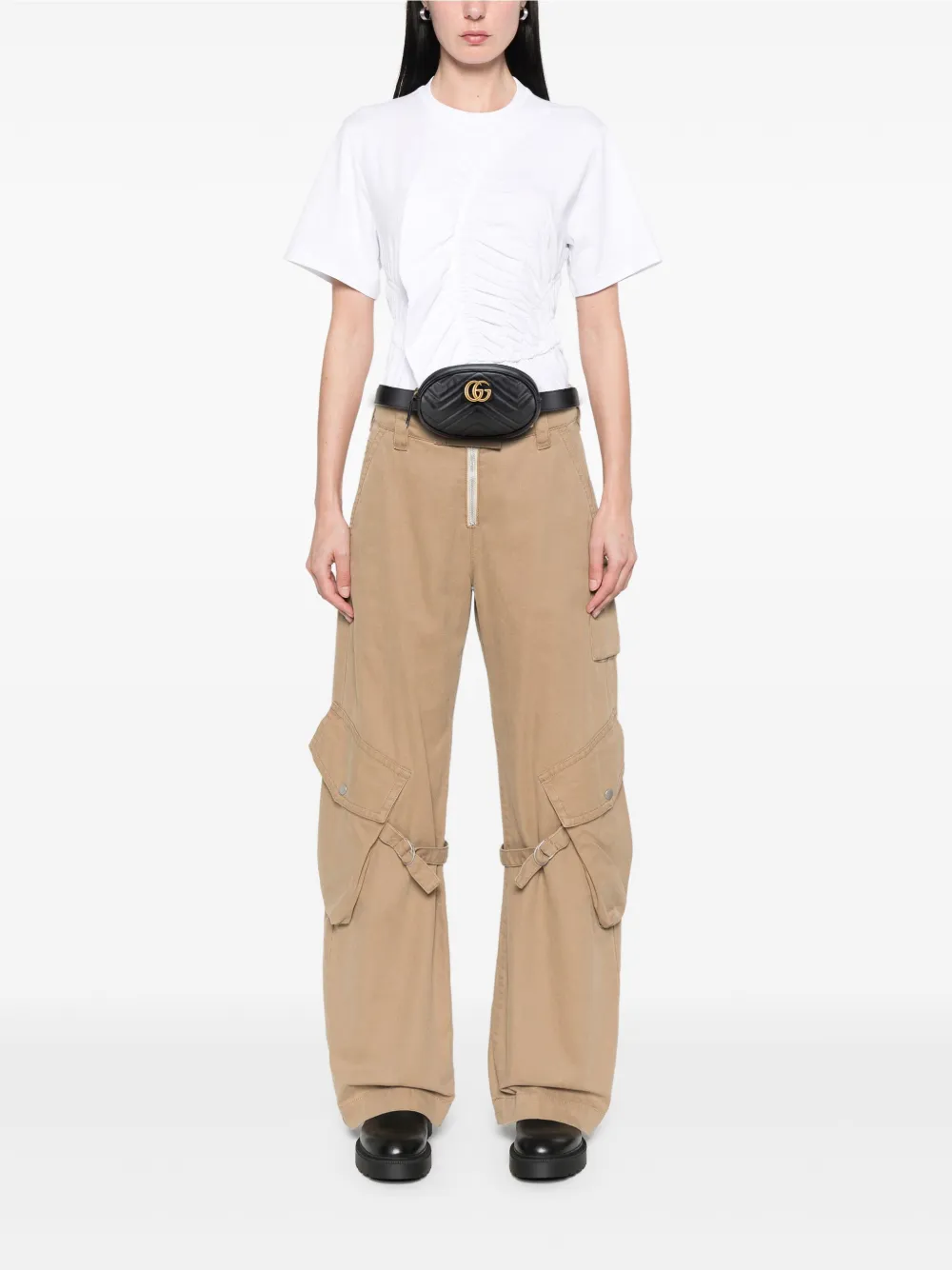 Gucci Pre-Owned 2016-2025 GG Marmont Matelasse Leather belt bag | Pre-Owned | Image 2