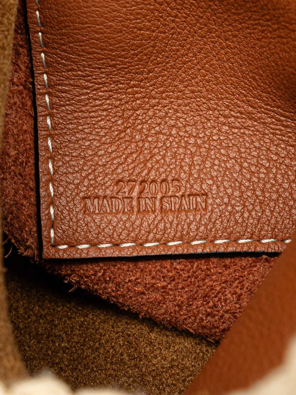 Pre-owned Loewe 2020 Knitted Shopper Backpack In Brown