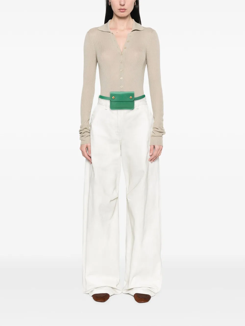 Hermès Pre-Owned 1991 Courchevel Pochette belt bag | Pre-Owned | Image 2