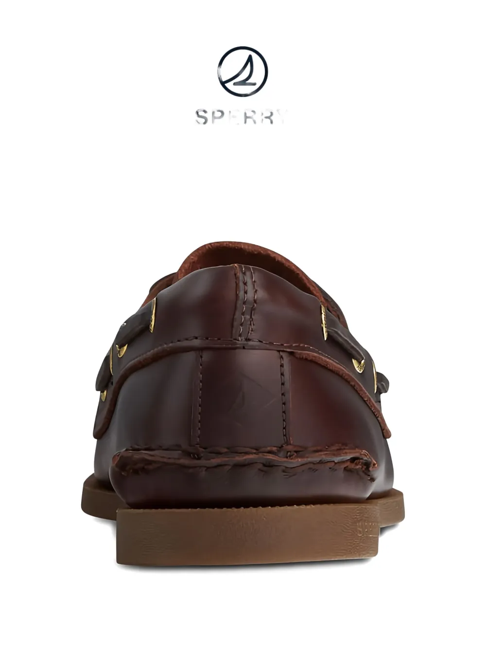 Sperry Authentic Original Burnished-leather Boat Shoes In Brown