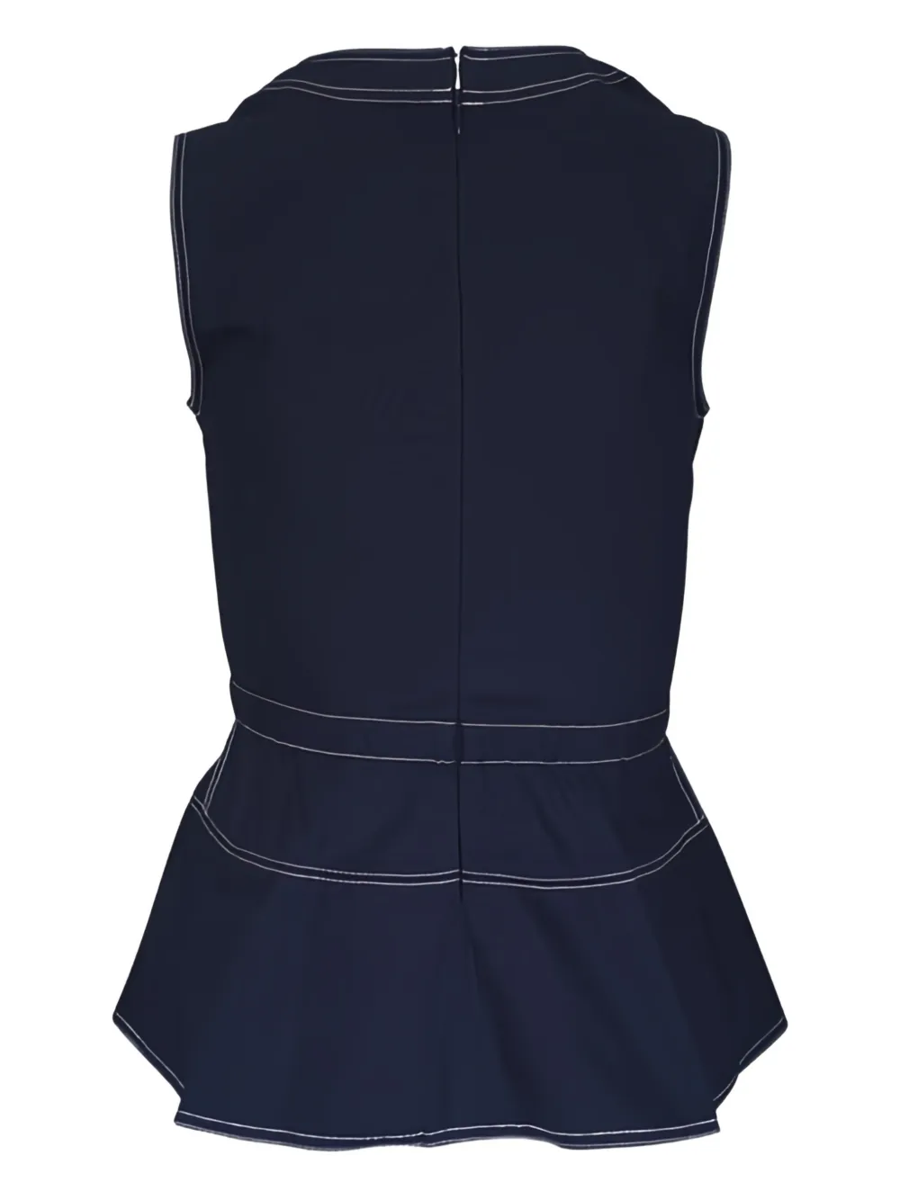 Veronica Beard top con cinturón y cuello en V | Blusas | Image 2