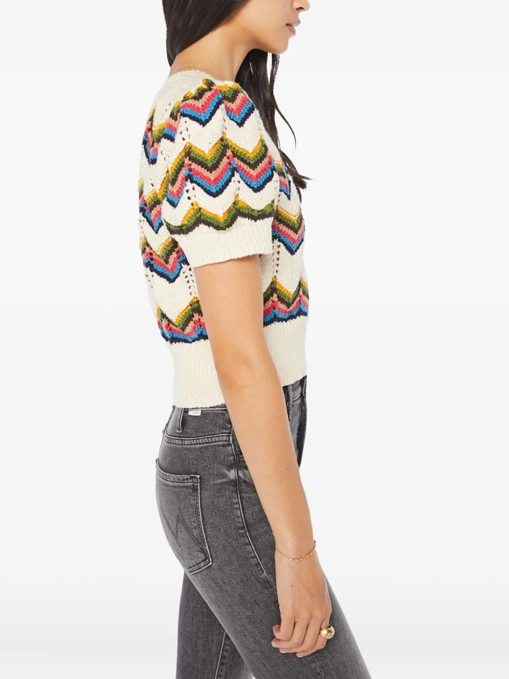 Mother The Powder Puff Sweater The Highs And Lows In Multi