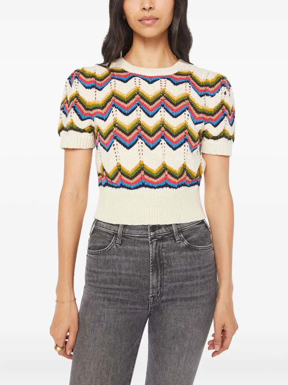 MOTHER The Powder Puff sweater | Neutrals | Image 1