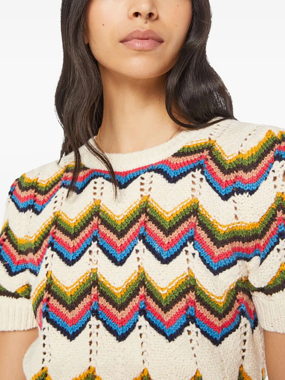 Mother The Powder Puff Sweater The Highs And Lows In Multi