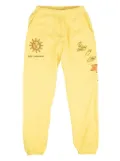 Sicko Born Unwanted Embroidered ""Yellow"" track pants