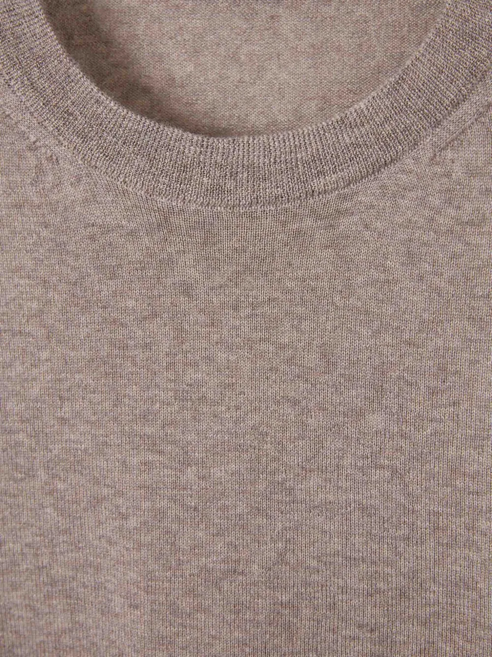 Canali Sweater met ronde hals - Beige