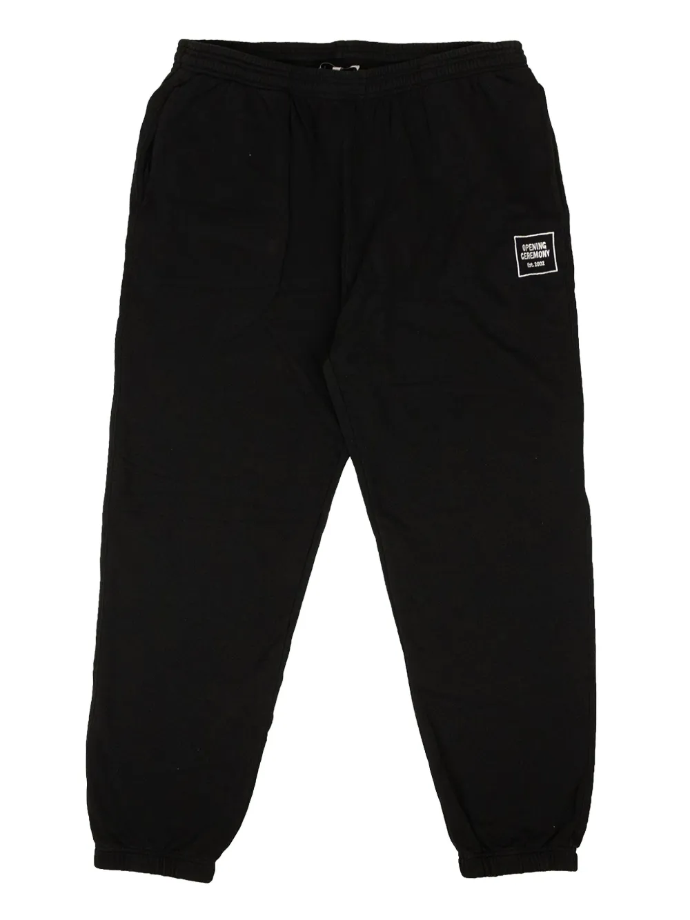 Box-logo track pants