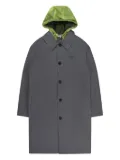 Opening Ceremony hooded wool trench coat - Grey