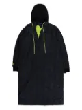 Opening Ceremony striped hooded coat - Black