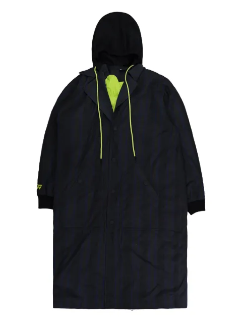 Opening Ceremony striped hooded coat