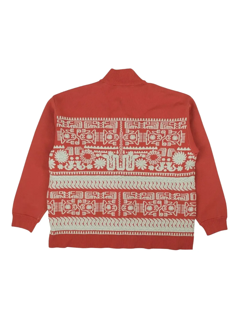 Opening Ceremony Aztec-jacquard sweater - Rood
