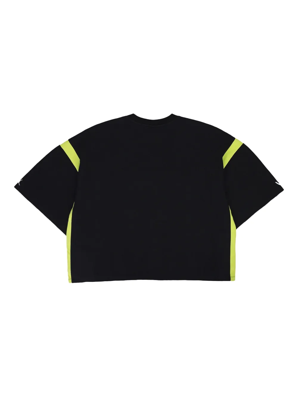 Opening Ceremony two-tone T-shirt - Zwart