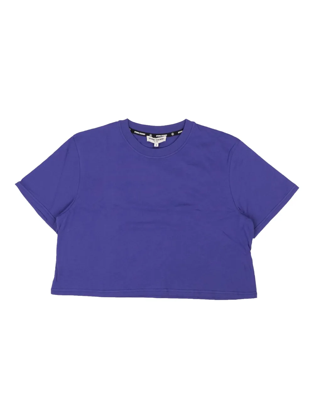 short-sleeve cropped T-shirt
