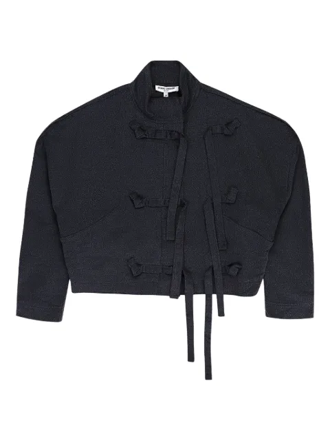 Opening Ceremony tie-fastening wool jacket