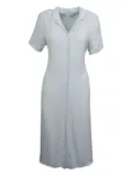 Opening Ceremony lace-up shirt dress - Blue