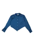 Opening Ceremony pointed-hem shirt - Blue