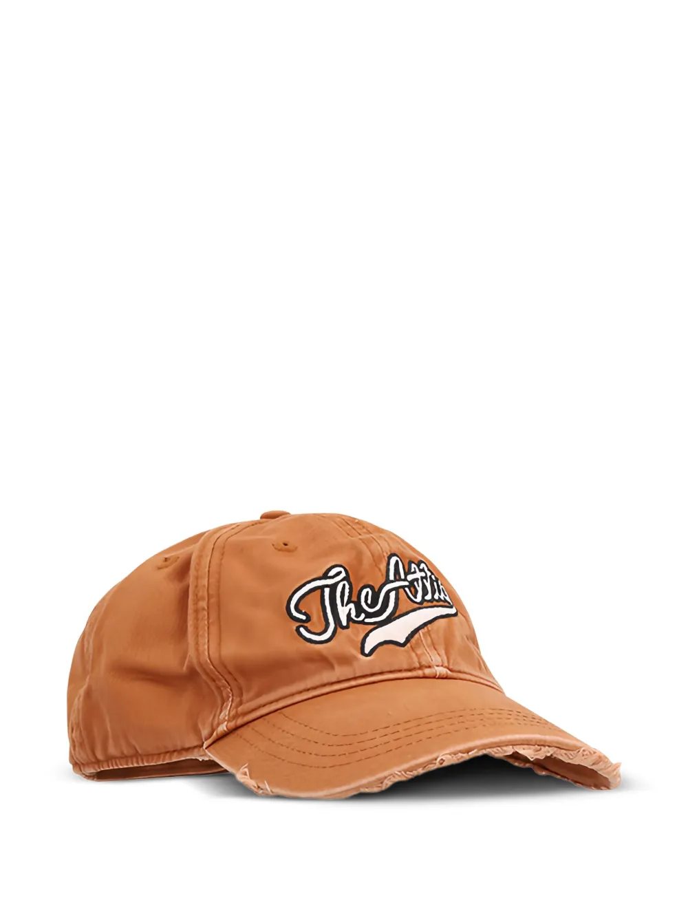 The Attico Honkbalpet met geborduurd logo Oranje