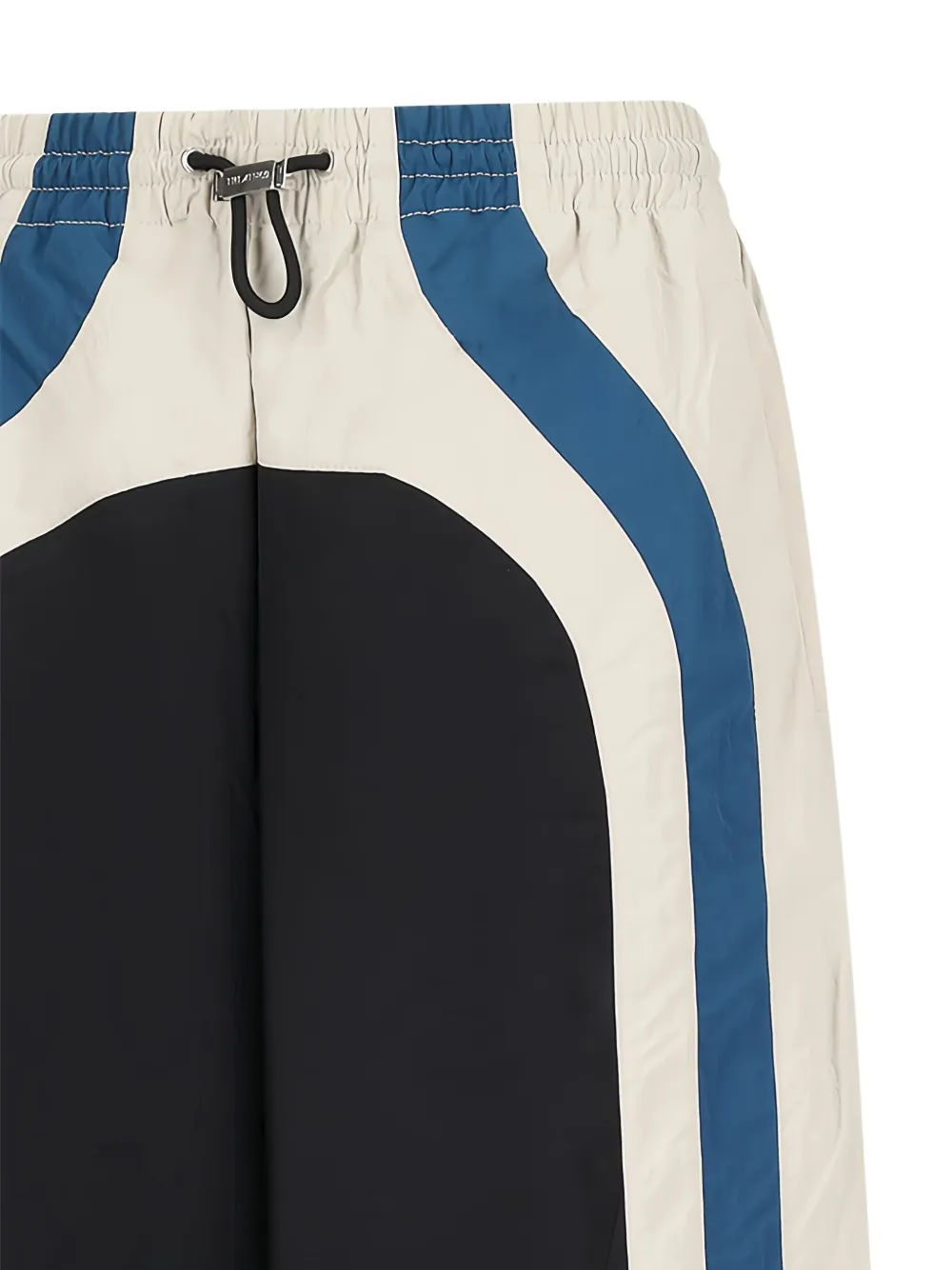Attico Panelled Drawstring Trousers In Multi