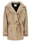 THE ANDAMANE belted cargo-pocket jacket - Neutrals