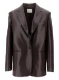THE ANDAMANE single-button blazer - Brown