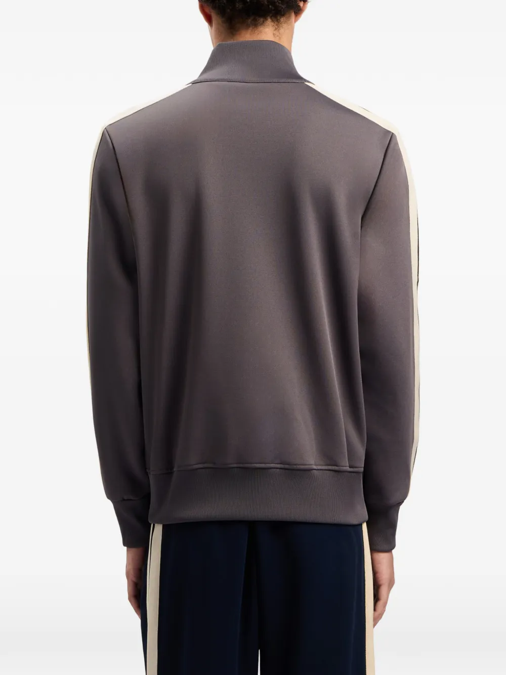 Palm Angels Jack met gestreept detail en lange mouwen Grijs