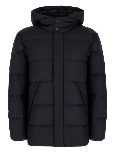 Duno hooded quilted padded coat