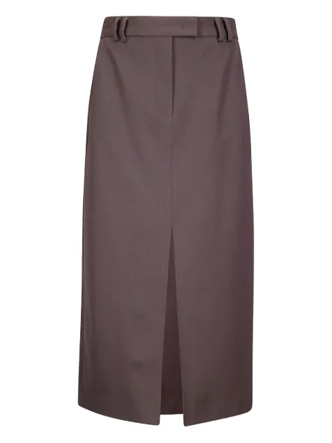 Alberto Biani front-slit pencil skirt