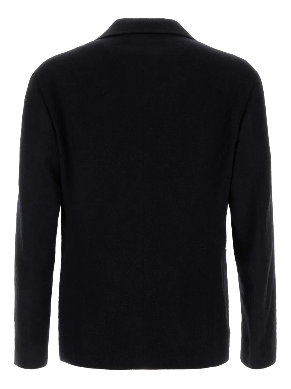 Giorgio Armani Blazer met enkele rij knopen Blauw