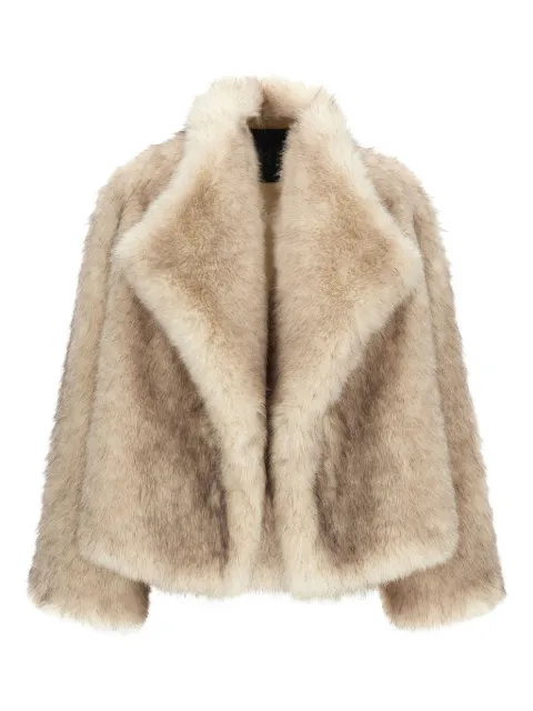 B&B COUTURE faux-fur jacket