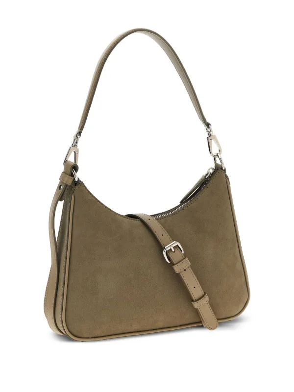 【送料&関税込】Stella McCartney Logo Perforated Small Hobo Stella McCartney Logo Perforated Small Hobo Bag in Natural