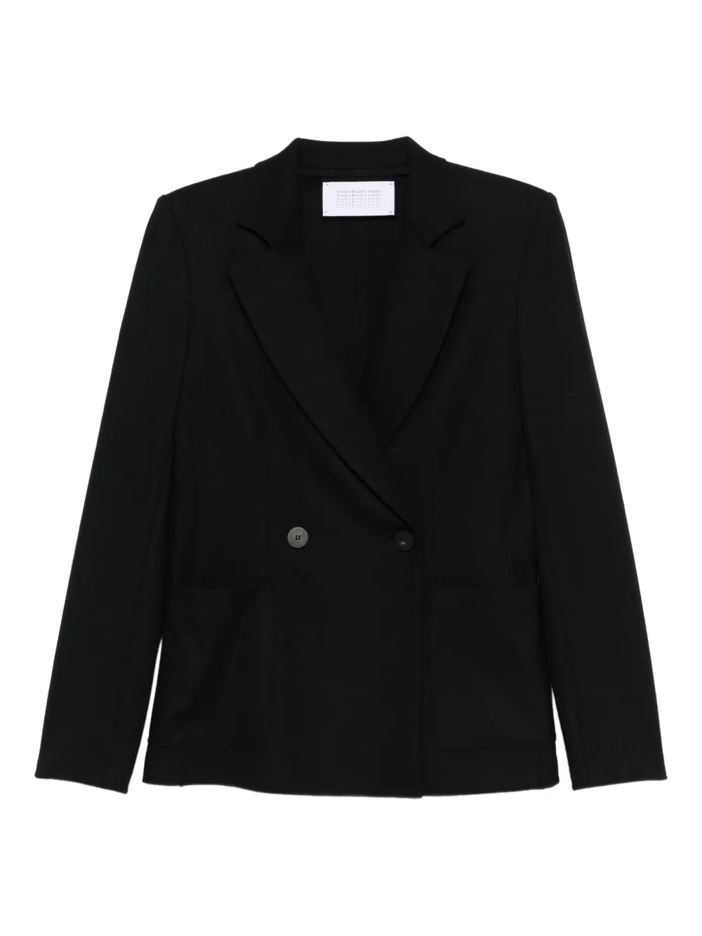 Harris Wharf London double-breasted blazer | Black | Image 1