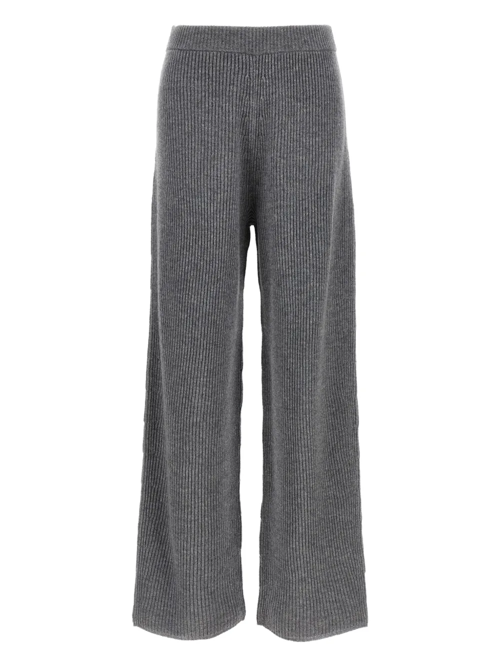 Sportmax ribbed straight trousers Grijs