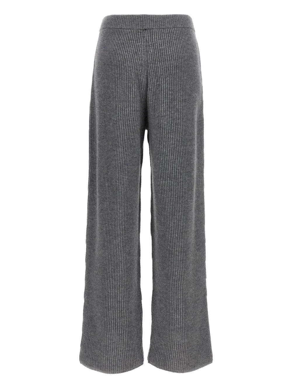 Sportmax ribbed straight trousers Grijs