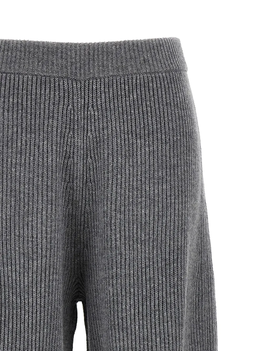 Sportmax ribbed straight trousers Grijs