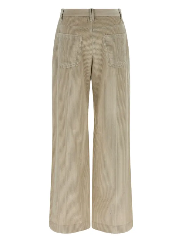 Brunello Cucinelli コーデュロイ パンツ | ニュートラル | FARFETCH JP