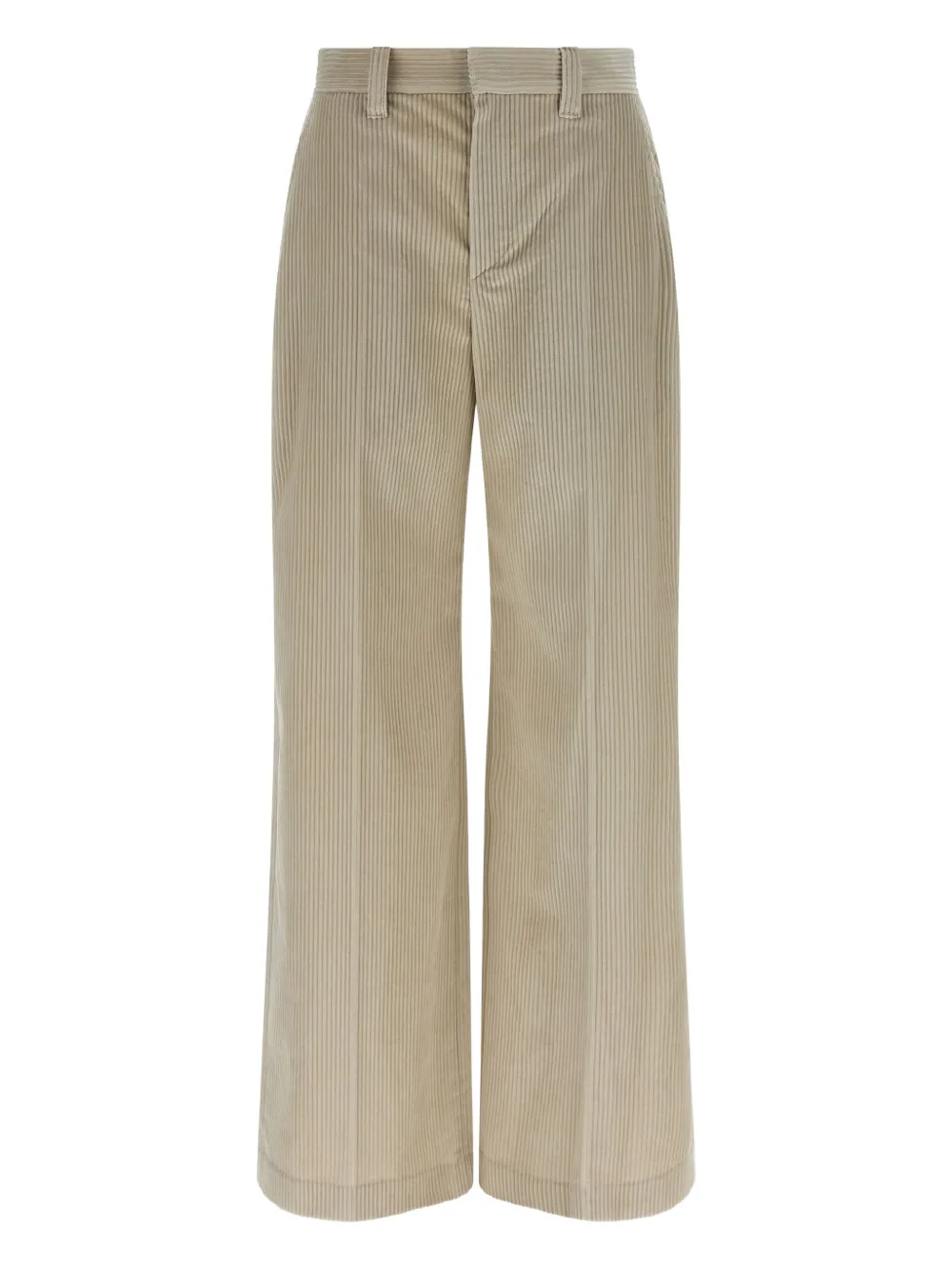 Brunello Cucinelli pleated corduroy trousers Beige