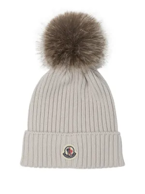 Moncler Enfant（モンクレール・アンファン）ニット帽 - FARFETCH