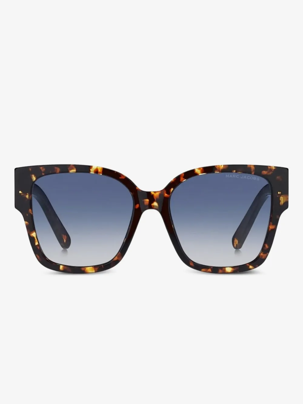 tortoiseshell-effect square-frame sunglasses - Image 1