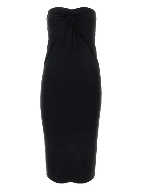 THE ANDAMANE strapless gathered dress