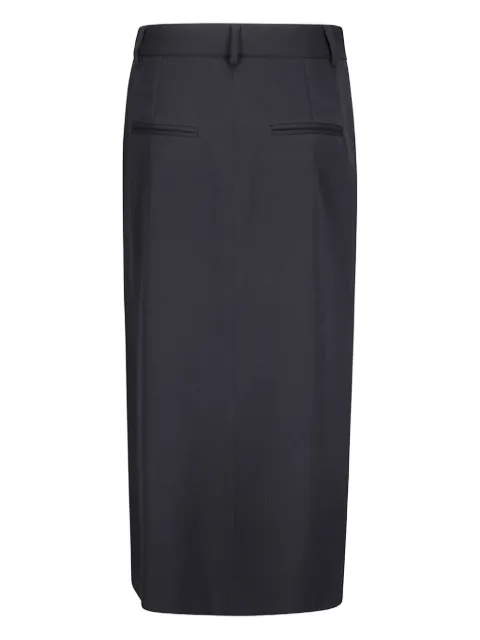 Alberto Biani front-slit midi skirt