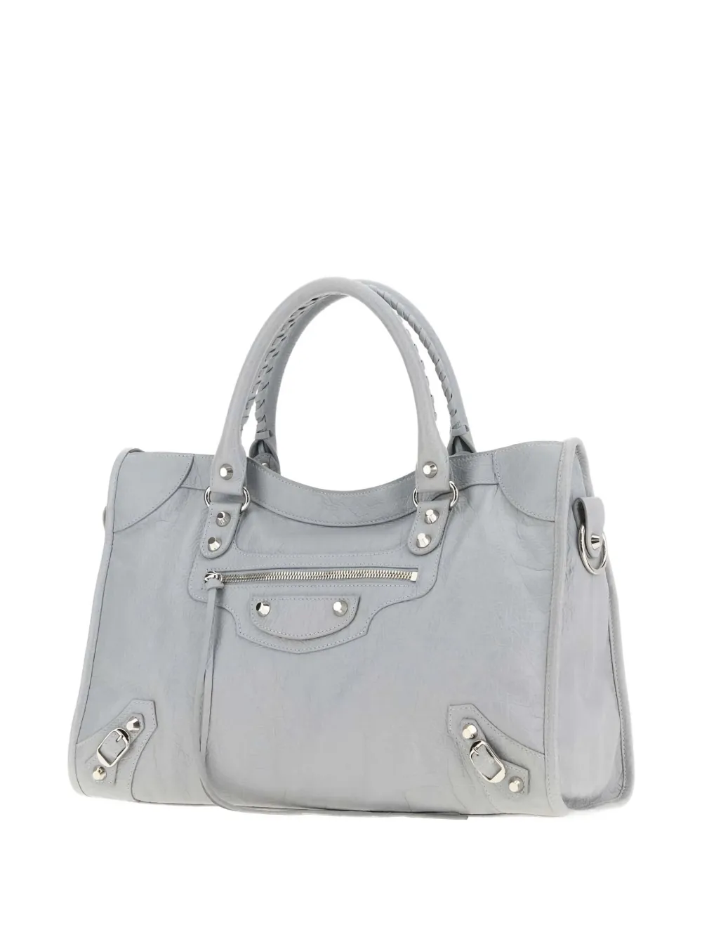 Balenciaga Le City leather tote bag Grijs