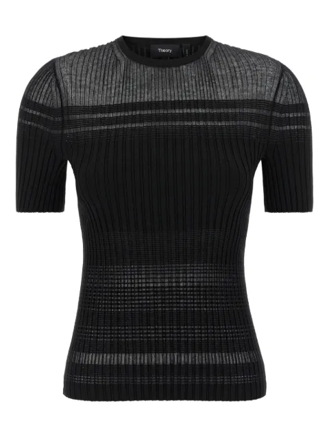 Theory ribbed crew-neck T-shirt