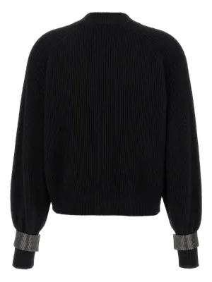 BRUNELLO CUCINELLI◆カーディガン(薄手)/M/ウール/NVY/DD62386 ガールズ ニットウェア - セーター＆カーディガン | Brunello
