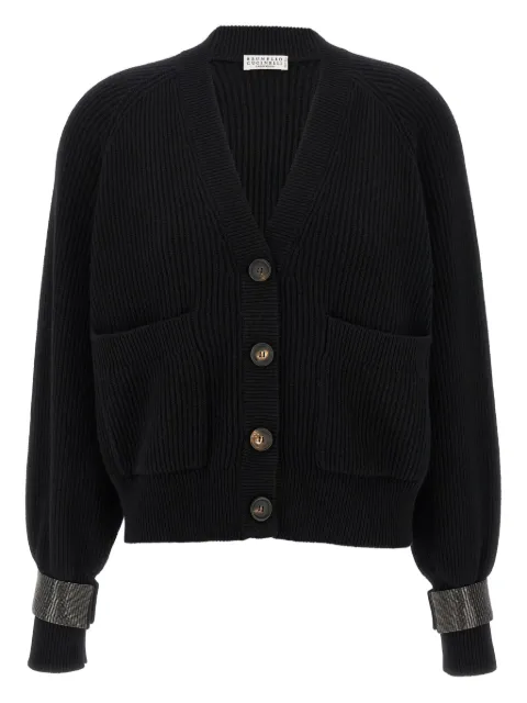 Brunello Cucinelli Cardigan a coste