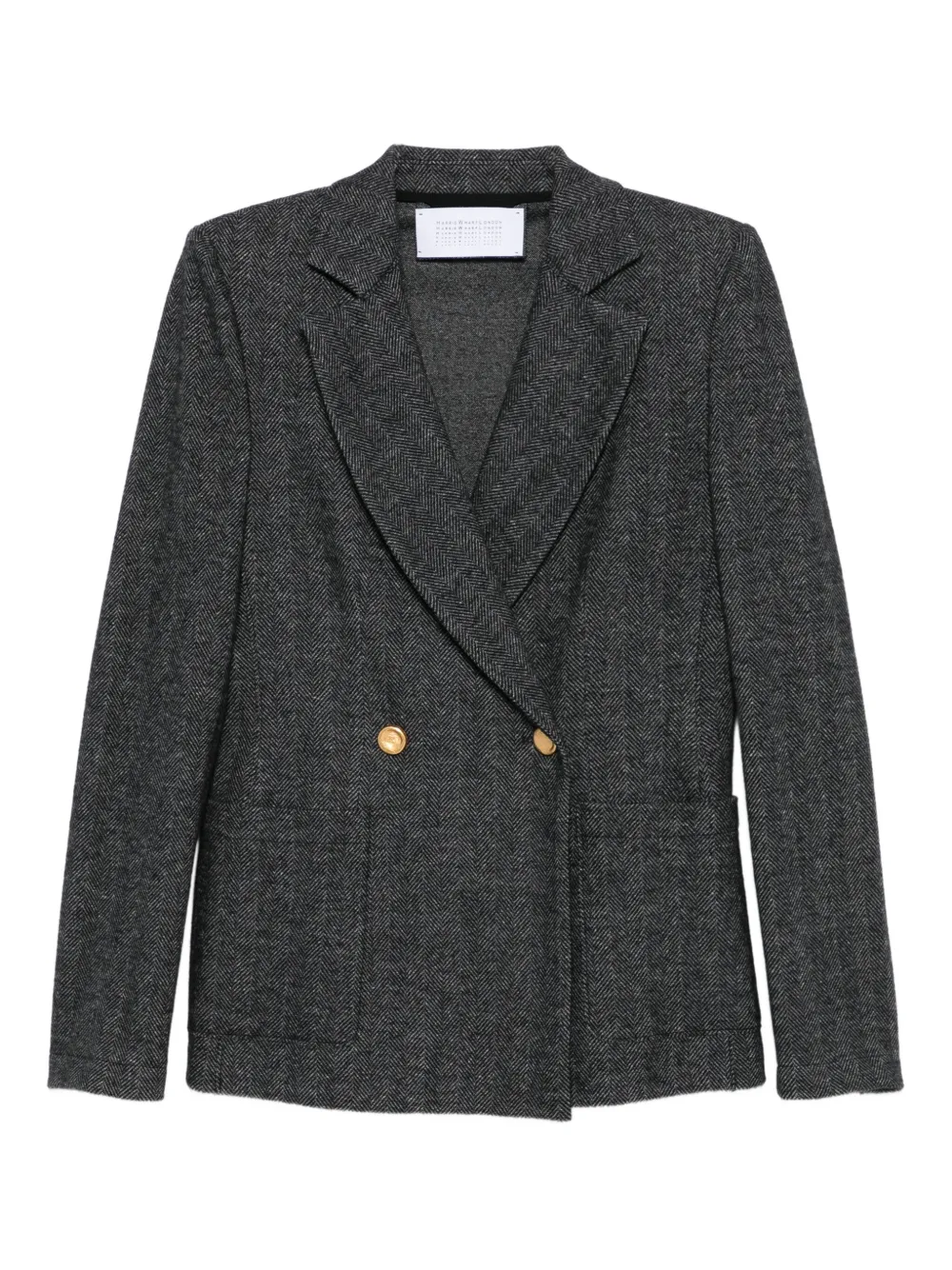 Harris Wharf London double-breasted blazer | Grey | Image 1